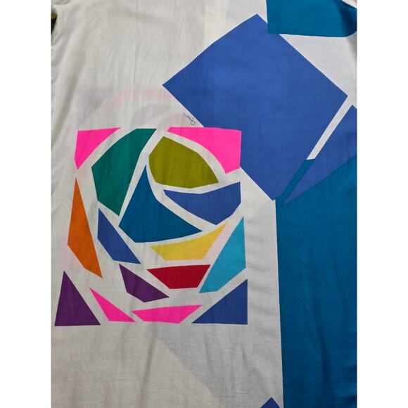 Vintage 80s Catherine Ogust Forever Dress For Penthouse Gallery Abstract Sz Med - Picture 7 of 9